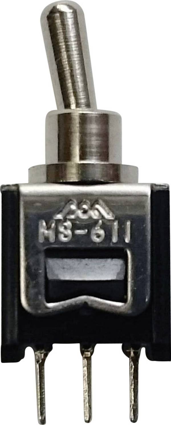 Interruttore a levetta 250 V/AC, 0,15 A, 1 on/on, 611A, agganciante, 1 pz.