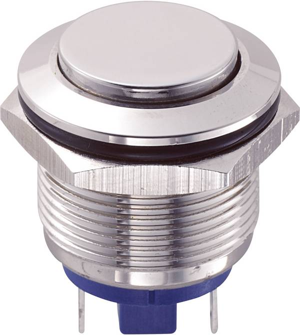 TRU COMPONENTS GQ19H-10/J/N Pulsante antivandalo 48 V/DC 2 A 1x Off / (On) Momentaneo 1 pz.
