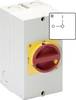 Kraus & Naimer KG10.T206/40.KS51V Interruttore di riparazione con la barra di chiusura 20 A 1 x 90 ° Rosso, Giallo 1 pz.