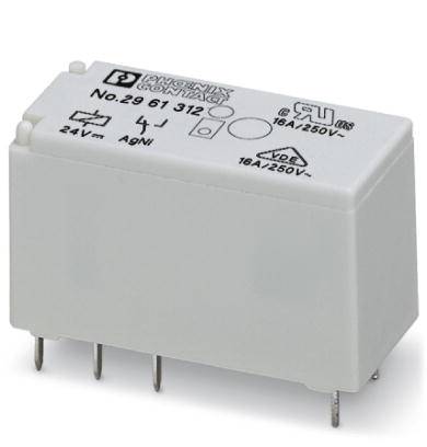 Componente elettronica bianca, rettangolare, con piedini metallici nella parte inferiore. Sulla parte superiore è riportata la stampa con specifiche tecniche e logo del marchio.