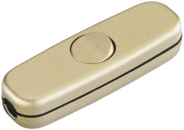 interBär 5055-010.01 Interruttore a filo passante  Oro 1 x Off / On 3 A   1 pz.