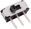 Interruttore a slitta 20 V/DC, 0,1 A, 1 x On/On, 1 pz.