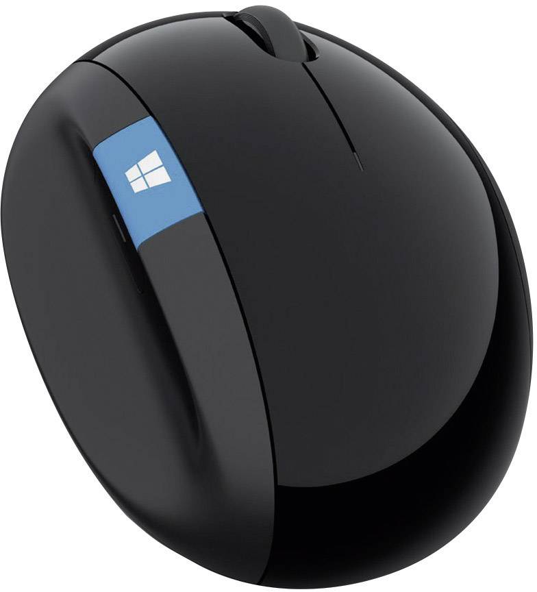 Microsoft Sculpt Ergonomic Mouse Mouse ergonomico Senza fili (radio) Ottico Nero 4 Tasti 1000 dpi Ergonomico