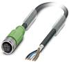 Phoenix Contact 1500758 Connettore confezionato per sensore o attuatore M12 Presa dritta 10.00 m Numero di poli: 5 1 pz.