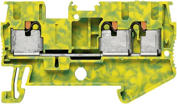 Phoenix Contact 3209565 Morsetto triplo di protezione 5.2 mm Rapido  Verde, Giallo 1 pz. Pezzo