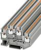 Phoenix Contact 3210567 Morsetto doppio 5.2 mm Rapido Grigio 1 pz.