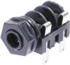 Neutrik NMJ4HF-S Jack 6.35 mm Presa orizzontale Numero Poli (num): 2 Mono Nero 1 pz.