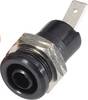Schnepp BU 4600 sw Presa di sicurezza da laboratorio Presa verticale Ø perno: 4 mm Nero 1 pz.