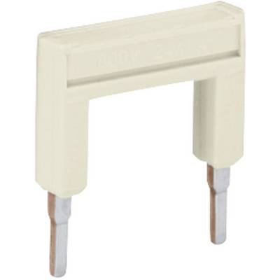 Un ponte raddrizzatore elettrico, di colore beige, con l'etichetta '800V', dotato di due spinotti metallici utilizzati per connessioni elettriche all'interno dei quadri elettrici.