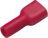 Cimco 180240 Presa piatta Larghezza spina: 6.3 mm Spessore spina: 0.8 mm 180 ° Completamente isolato Rosso 1 pz.