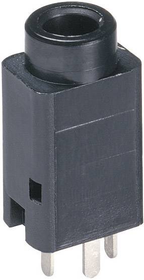 Lumberg 1502 01 Jack 3.5 mm Presa verticale Numero Poli (num): 3 Stereo Nero 1 pz.