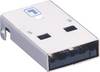 Connettore USB 2.0 da circuito stampato Spina orizzontale 2410 07 spina tipo A orizzontale SMT 2410 07 Lumberg Contenuto: 1 pz.