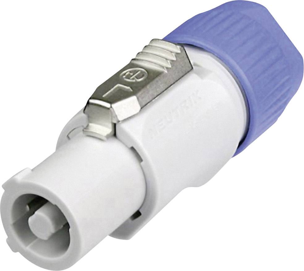 Neutrik NAC3FCB Connettore di alimentazione powerCON Presa dritta Tot poli: 2 + PE 20 A Grigio 1 pz.