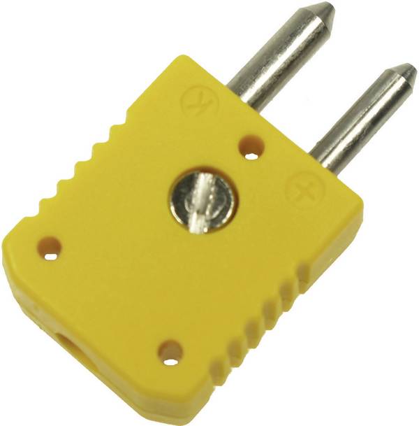 B + B Thermo-Technik 0220 0004 Connettore per termoelemento standard Giallo Contenuto: 1 pz.