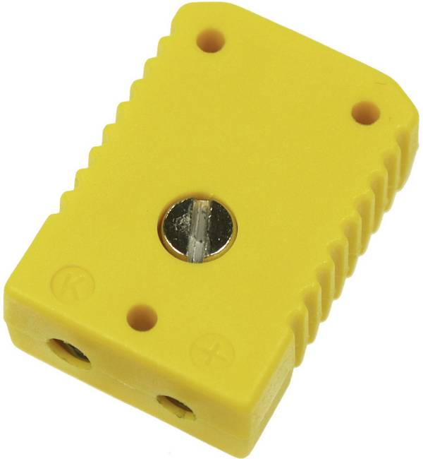 B + B Thermo-Technik 0220 0003 Connettore per termoelemento standard Giallo Contenuto: 1 pz.