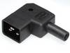 Martin Kaiser 746/sw/C Connettore IEC 746 Spina angolata Tot poli: 2 + PE 16 A Nero 1 pz.