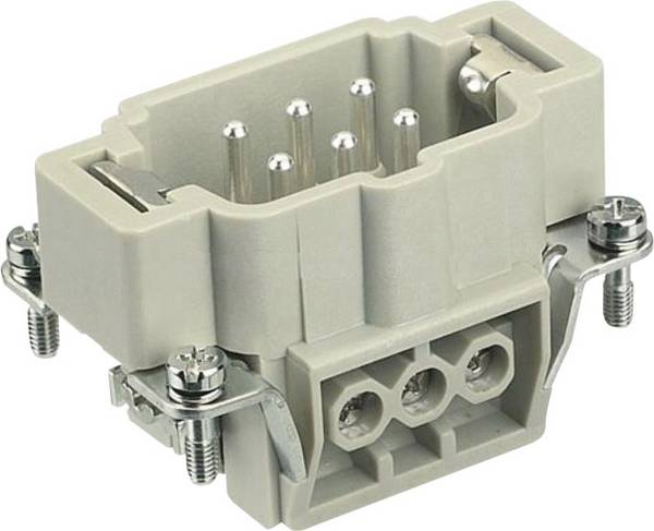 HARTING 09330062601 Inserto maschio Han® E 6 + PE A vite 1 pz.