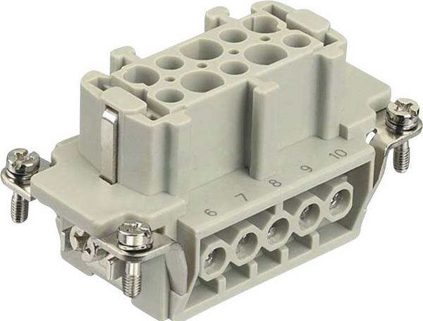 HARTING 09330102701 Inserto femmina Han® E 10 + PE A vite 1 pz.