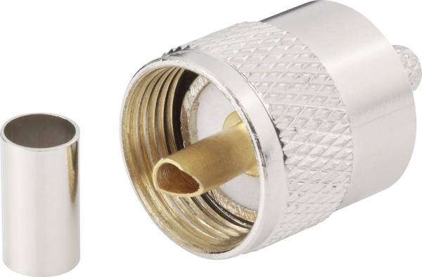 TRU COMPONENTS 1579253 Connettore UHF Spina dritta 1 pz.