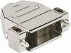 HARTING 09 67 015 0443 09670150443 Alloggiamento D SUB Numero Poli (num): 15 Plastica metallizzata 180 ° Argento 1 pz.