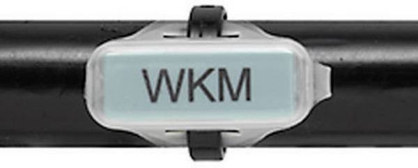 Weidmüller 1610700000-1 WKM 18/43 Segnafili Superficie stampabile: 18 x 40 mm Trasparente 1 pz.