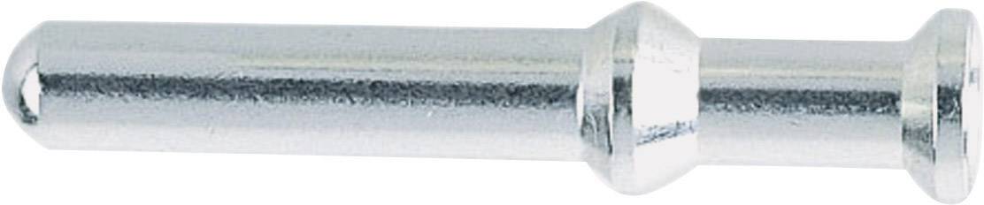 Uno spillo d'argento dalla superficie liscia e forma graduata, comunemente utilizzato in applicazioni tecniche.