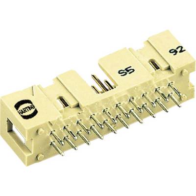 Connettore con più piedini metallici e un involucro in plastica beige, comunemente utilizzato in dispositivi elettronici.