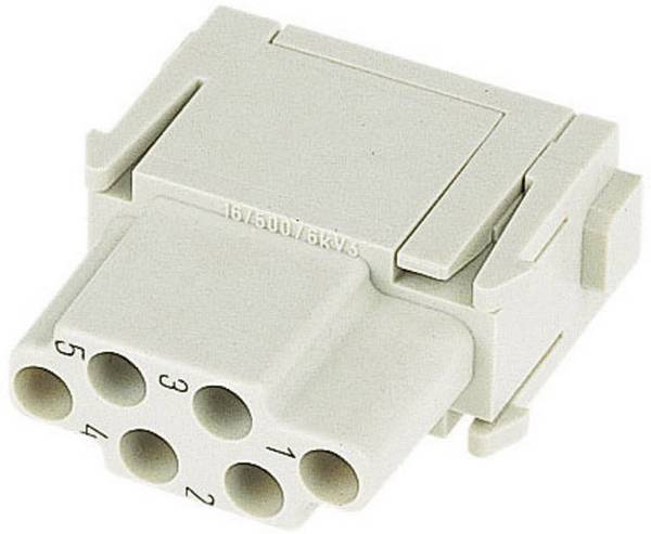 HARTING 09140063101 Inserto femmina Han® C-Modul 6 + PE A crimpare 1 pz.