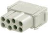 HARTING 09140083101 Inserto femmina Han® C-Modul 8 + PE A crimpare 10 pz.