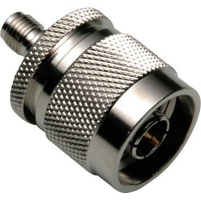 Adattatore metallico con superficie scanalata, idoneo per il collegamento di due diversi sistemi di tubazioni.