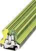 Phoenix Contact 0441119 Morsetto triplo di protezione 5.2 mm A vite Verde, Giallo 1 pz.
