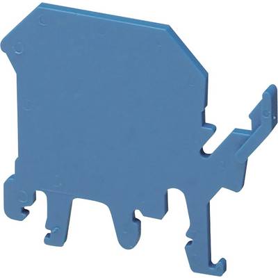 Lamiera blu a forma di animale, probabilmente utilizzata per protezione o come accessorio di montaggio.