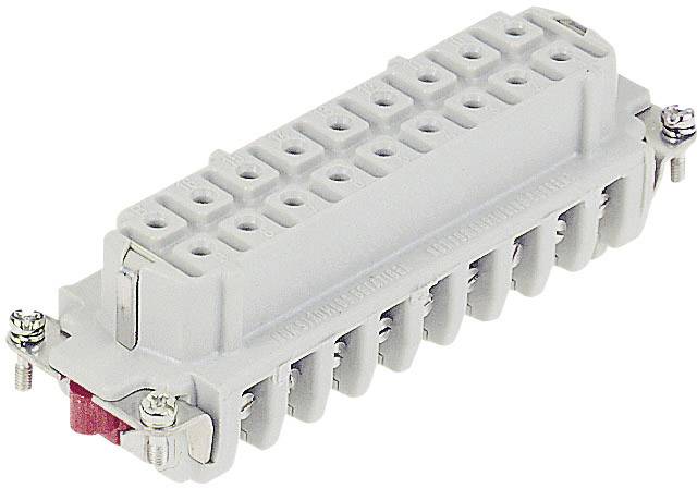HARTING 09340162701 Inserto femmina Han® Hv E 16 + 2 + PE A vite 10 pz.