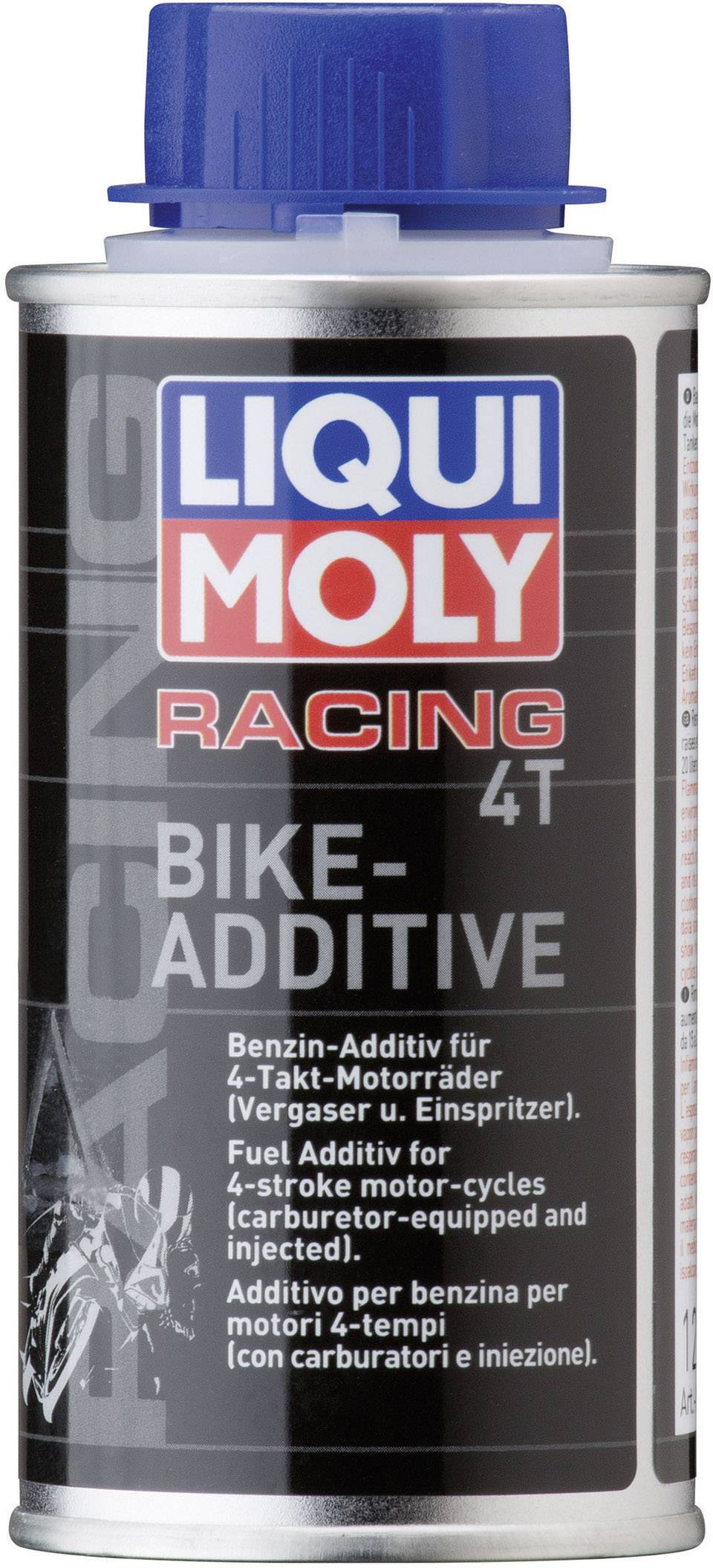 Dose Liqui Moly Racing 4T Bike-Additive: Additivo benzina per motociclette a 4 tempi con carburatore o iniezione.