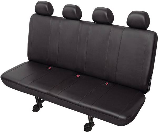 HP Autozubehör 22816 Transporter Coprisedile 5 parti Ecopelle Nero Sedile posteriore (a 4)
