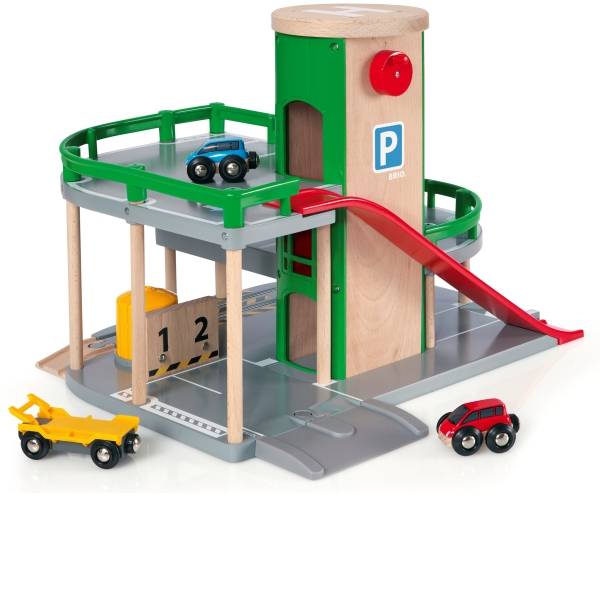 Veicoli giocattolo per bambini - Parcheggio BRIO casa, strade e guide - Veicoli giocattolo per bambini - Parcheggio BRIO casa, strade e guide -