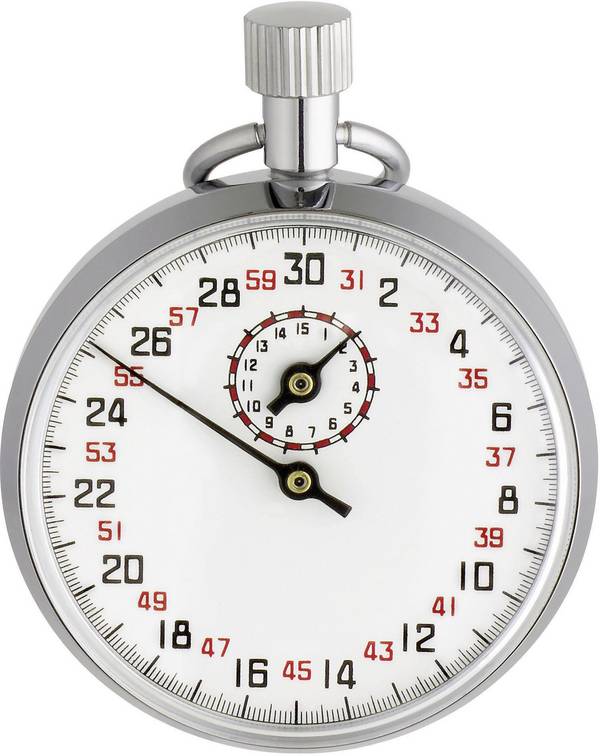 TFA Dostmann 38.1021 Cronometro analogico Argento
