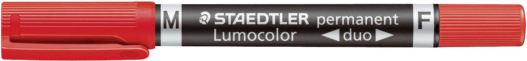 Staedtleler Lumocolor 348 Punta Punta permanente - Essiccazione veloce - colore rosso-1