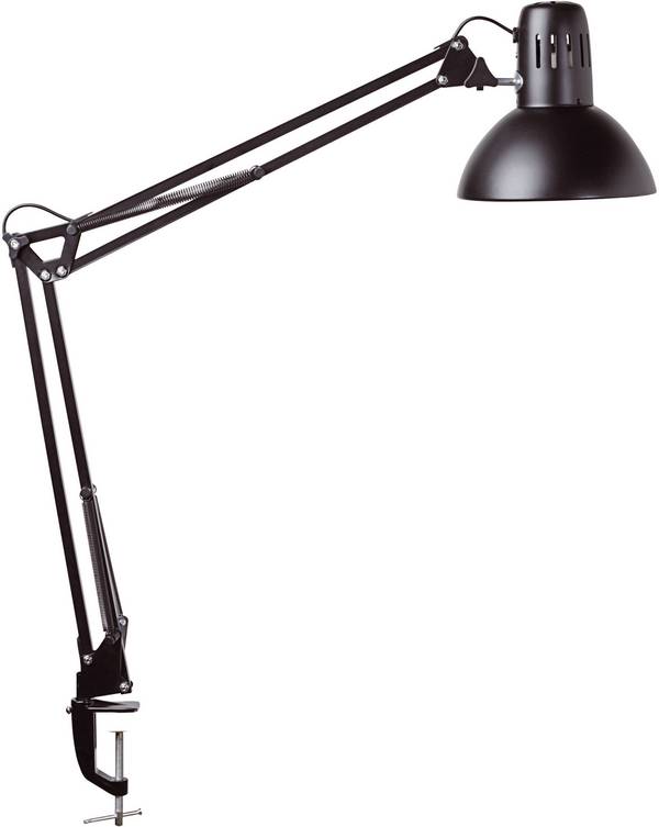Maul MAULstudy 8230590 Lampada con morsetto Lampada a risparmio energetico E27  60 W Nero