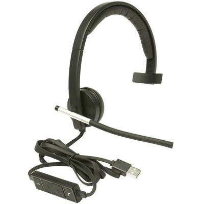 Acquista Logitech Wireless Headset H650e Computer Cuffie On Ear via cavo  Mono Nero Riduzione del rumore del microfono regolazion da Conrad