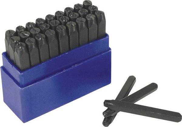 Brüder Mannesmann M  244-10 27 parti Lettere preimpostate Altezza lettere: 10 mm