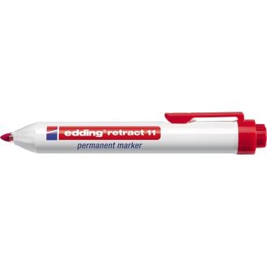 Edding Marcatore indelebile 4-11002 Rosso resistente all'acqua: Sì-0