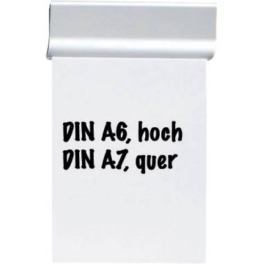 Maul Papierklemmschiene 6246608 DIN A6 Aluminium matt silber-1