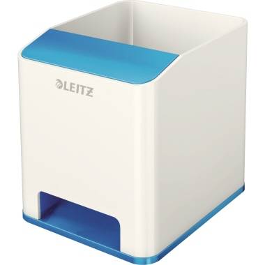 Portapenne con Amplificatore WoW Leitz - 53631036 (Bianco e Blu)-0