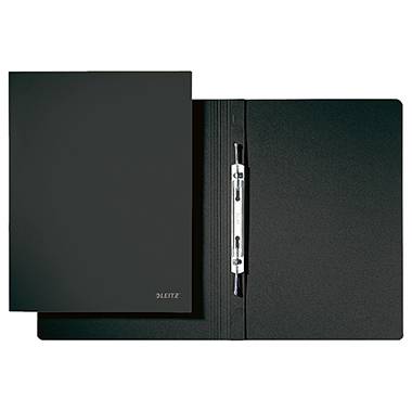 Leitz Spiral folder, A4, black raccoglitore ad anelli Nero-0
