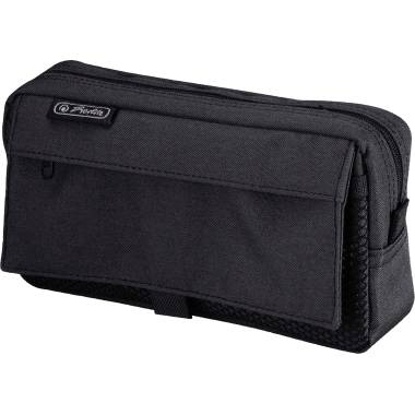 Herlitz 11415999 astuccio per matita Astuccio portamatite Poliestere Nero (Herlitz - etui - black)-0