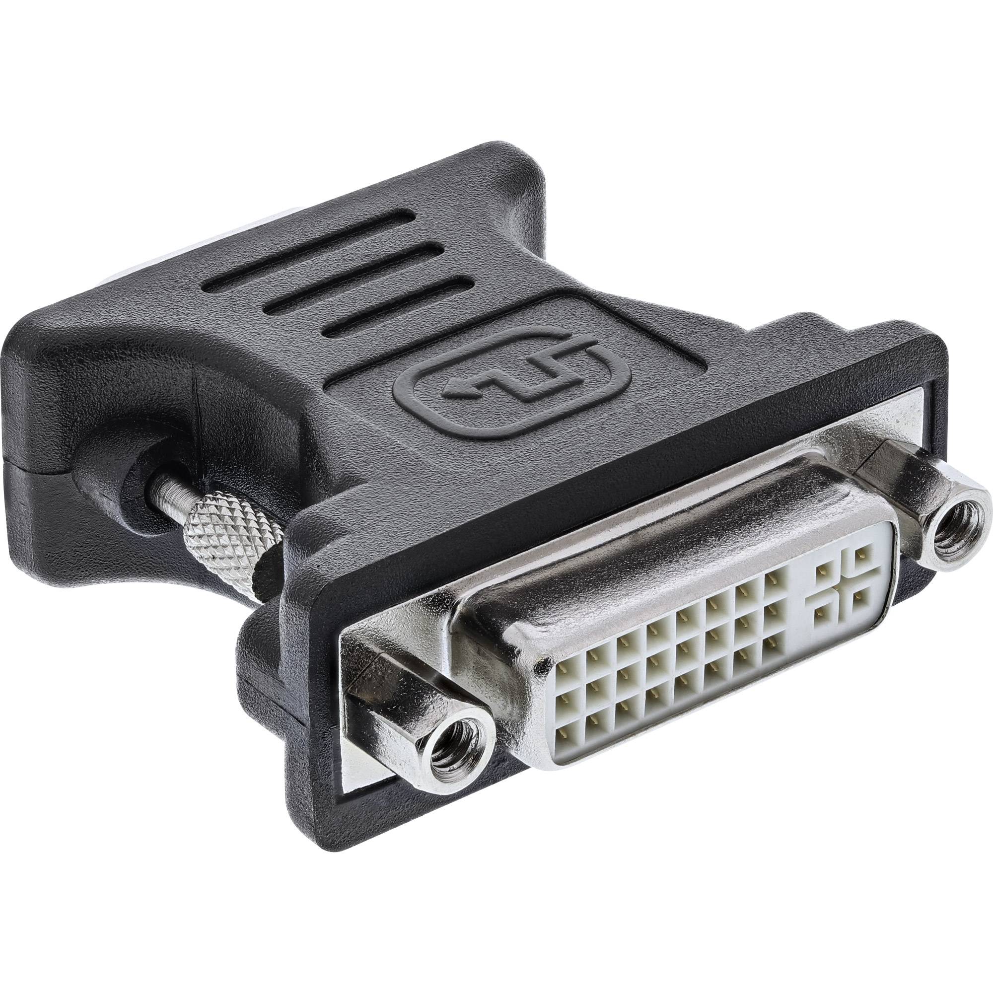 Adattatore DVI-A 24+5 femmina a VGA 15pin HD maschio, analogico-0