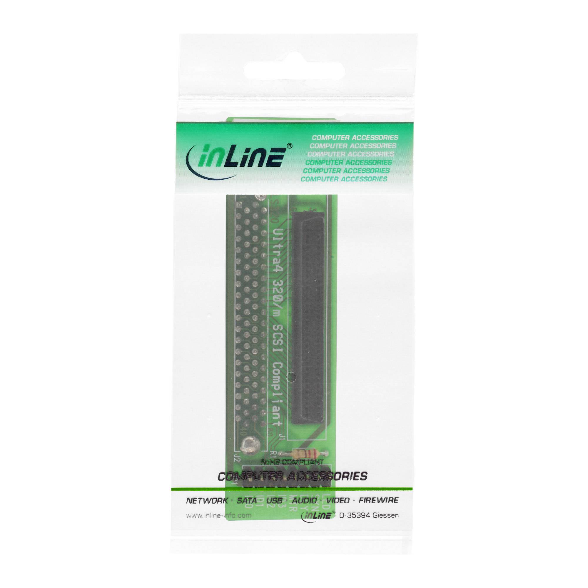 InLine SCSI-SCA U320 Adapter - 80pol Buchse auf 68pol mini Sub D Buchse-2