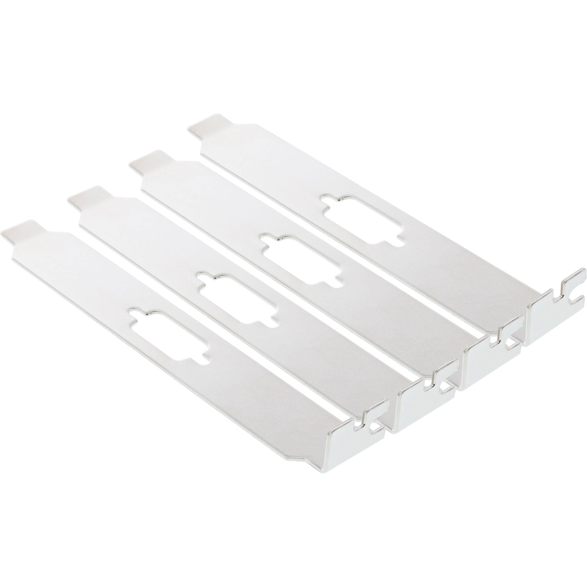 InLine Staffa PCI bracket per montaggio di una porta seriale Sub-D 9pin. Confezione da 4 pezzi-1