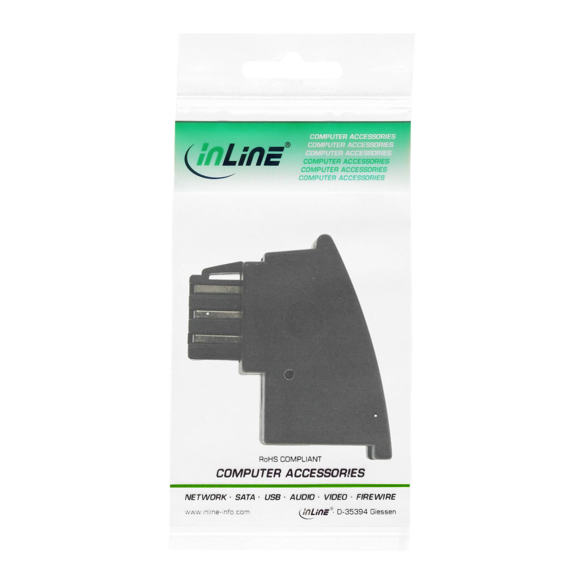 Adattatore InLine TAE-F - spina TAE-F su presa RJ11 - per telefoni d'importazione-2